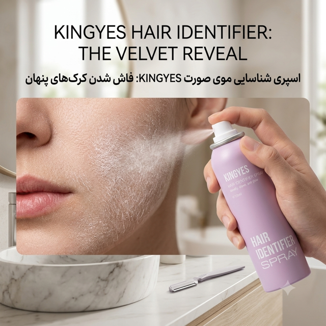 اسپری نمایانکننده موهای کرکی و ریز KINGYES